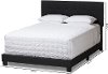 134-7399-RCW Contemporary Charcoal Gray Queen Upholstered Bed - Brookfield-8