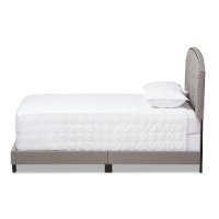 136-7439-RCW Classic Contemporary Light Gray Full Upholstered Bed - Lexi-2