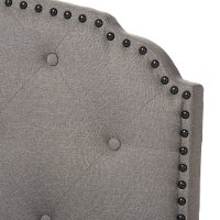 136-7439-RCW Classic Contemporary Light Gray Full Upholstered Bed - Lexi-4