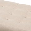 140-7565-RCW Mid-Century Modern Light Beige Bench - Elia-4