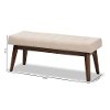 140-7565-RCW Mid-Century Modern Light Beige Bench - Elia-8