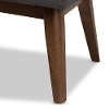 140-7564-RCW Mid-Century Modern Dark Gray Bench - Elia-5
