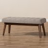 140-7563-RCW Mid-Century Modern Light Gray Bench - Elia-2
