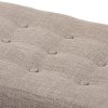 140-7563-RCW Mid-Century Modern Light Gray Bench - Elia-5