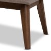 140-7563-RCW Mid-Century Modern Light Gray Bench - Elia-6