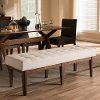 140-7568-RCW Mid-Century Modern Light Beige Large Upholstered Bench - Lucca-6