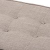 140-7566-RCW Mid-Century Modern Light Gray Large Upholstered Bench - Lucca-4