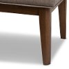 140-7566-RCW Mid-Century Modern Light Gray Large Upholstered Bench - Lucca-5