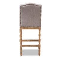 133-7375-RCW French Weathered Oak and Beige Bar Stool - Paige-5