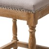 133-7375-RCW French Weathered Oak and Beige Bar Stool - Paige-6