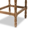 133-7375-RCW French Weathered Oak and Beige Bar Stool - Paige-7