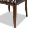 134-2PC-7182-RCW Mid-Century Modern Dark Blue Patterned Accent Chair (Set of 2) - Reece-6