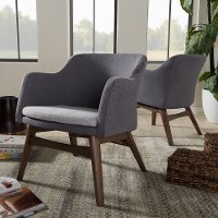 134-2CP-7178-RCW Mid Century Modern Two-Tone Gray Accent Chair (Set of 2) - Vera-6