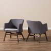 134-2PC-7178-RCW Mid-Century Modern Two-Tone Gray Accent Chair (Set of 2) - Vera-7