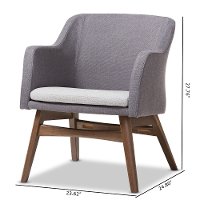 134-2CP-7178-RCW Mid Century Modern Two-Tone Gray Accent Chair (Set of 2) - Vera-8