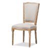 133-7334-RCW Vintage Weathered Oak Upholstered Dining Room Chair - Cadencia-2