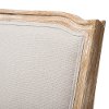 133-7334-RCW Vintage Weathered Oak Upholstered Dining Room Chair - Cadencia-5