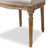 133-7335-RCW French Vintage Cane Back Upholstered Dining Room Chair - Adelia-7