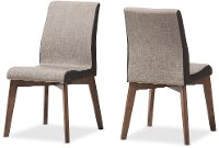 134-2PC-7181-RCW Set of 2 Mid Century Modern Brown Dining Room Chairs - Kimberly-8