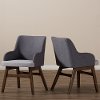 134-2PC-7176-RCW Mid-Century Modern Two-Tone Gray Dining Room Chair (Set of 2) - Monte-2
