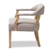 133-7367-RCW Classic Weathered Oak and Beige Accent Chair - Macee-3