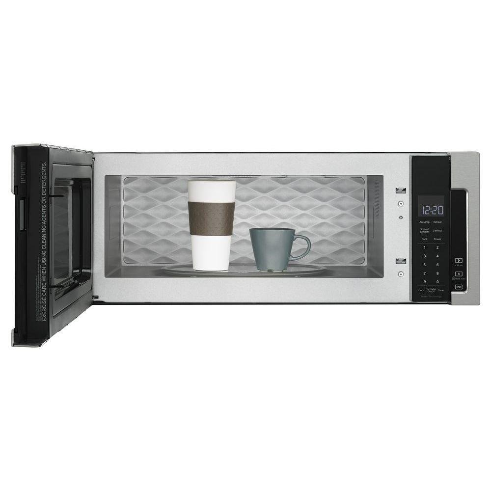 WML75011HZ Whirlpool Low Profile Over the Range Microwave with Sensor Cook - Stainless Steel-5