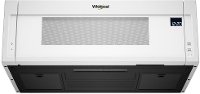 WML75011HW Whirlpool Low Profile Over the Range Microwave with Sensor Cook- White-3