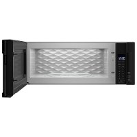 WML75011HB Whirlpool Low Profile Over the Range Microwave with Sensor Cook - Black-2