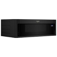 WML75011HB Whirlpool Low Profile Over the Range Microwave with Sensor Cook - Black-4
