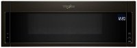 WML75011HV Whirlpool Low Profile Over the Range Microwave with Sensor Cook- Black Stainless Steel