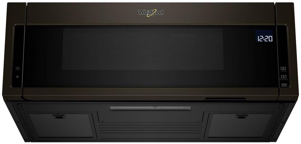 WML75011HV Whirlpool Low Profile Over the Range Microwave with Sensor Cook- Black Stainless Steel-3