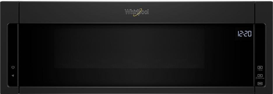 WML55011HB Whirlpool Low Profile Over the Range Microwave Oven - Black-1