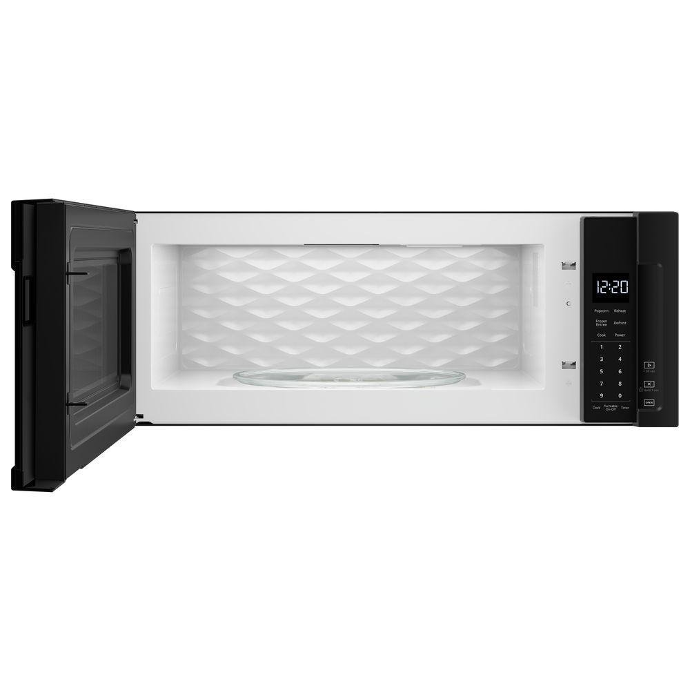 WML55011HB Whirlpool Low Profile Over the Range Microwave Oven - Black-2