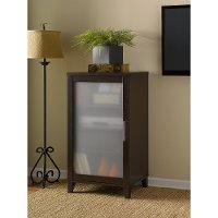 Transitional Cherry Brown Media Cabinet - Somerset
