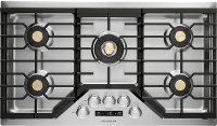 ZGU36ESLSS Monogram 36 Inch Deep-Recessed Smart Gas Cooktop - Stainless Steel