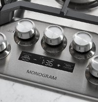ZGU36ESLSS Monogram 36 Inch Deep-Recessed Smart Gas Cooktop - Stainless Steel-3