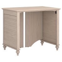34 Inch Driftwood Dreams White Computer Desk - Volcano Dusk-2