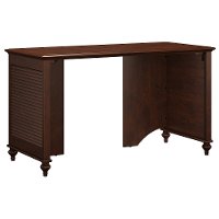 51 Inch Coastal Cherry Brown Computer Desk - Volcano Dusk-2
