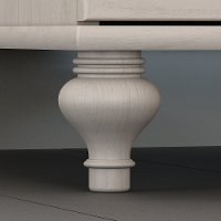 51 Inch Driftwood Dreams White Computer Desk - Volcano Dusk-3
