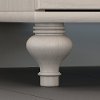 Antique White L Shaped Desk with Drawers - Volcano Dusk-4