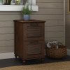 Cherry Brown 2 Drawer Wood File Cabinet