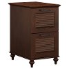 Cherry Brown 2 Drawer Wood File Cabinet-2