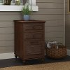 Cherry Brown 3 Drawer File Cabinet - Volcano Dusk