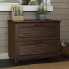 Cherry Brown 2 Drawer Wood Lateral File Cabinet - Volcano Dusk