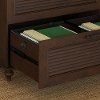 Cherry Brown 2 Drawer Wood Lateral File Cabinet - Volcano Dusk-5