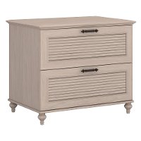 Driftwood White 2 Drawer Wood Lateral File Cabinet - Volcano Dusk-2
