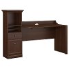 Traditional Cherry Brown Computer Desk - Barton-2