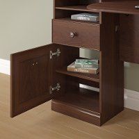 Traditional Cherry Brown Computer Desk - Barton-3