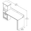 Traditional Cherry Brown Computer Desk - Barton-5