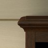 Coastal Cherry Brown Bookshelf with Doors - Volcano Dusk-4